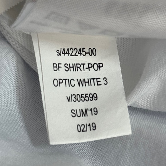 Gap Boyfriend Button Down Shirt White Size Medium - Picture 8 of 9